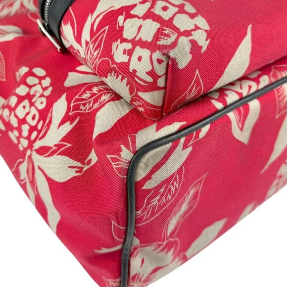 Auth SAINT LAURENT Backpack Red/Black Nylon Canvas/Leather - z4057 - Picture 16 of 16